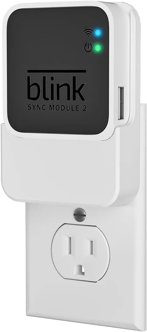 Outlet Wall Mount for Blink Sync Module 2, 2-In-1 Charging Station(Mount & Charg
