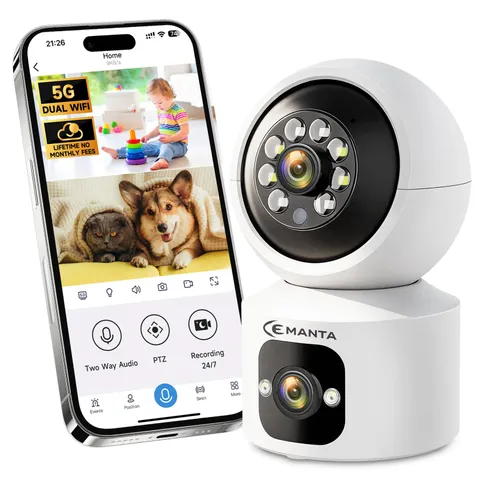 4MP Security Camera Indoor for Pet/Dog/Baby with Phone App