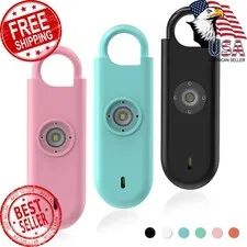 Fauxomor 3 Pack safety alarm Pink Blue Black