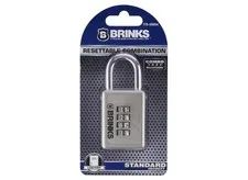Padlock 3.25" W X 1.574" L Die-Cast Zinc 4-Dial Combination Assorted