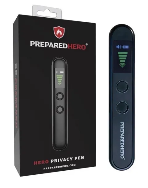 Prepared Hero Privacy Pen Hidden Camera Detector Anti Spy GPS Tracker