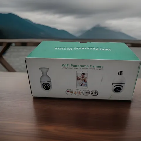 Wi-Fi Smart Camera, Install Bulb, Control With Their App, NEW, Panoramic Views