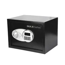 MAXSafes 0.5 cu. ft. Safe w/ Electronic Keypad Lock Access, Black