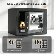 Ireproof Safes with Fireproof Money Bag Sensor Light Digital Keypad Home Safe