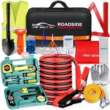 Ranallto Car Emergency Roadside Tool kit,Road Side Safety Assistance Kit for ...