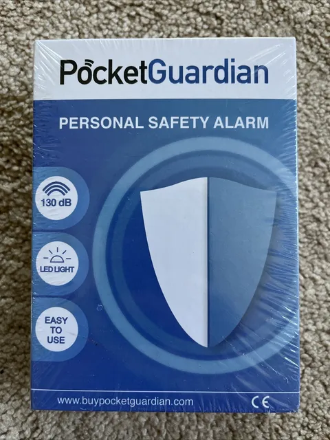 NEW & SEALED Pocket Guardian 130 dB Personal Safety Emergency Alarm w/ LED Light