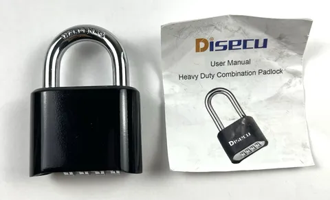 Heavy Duty 4 Digit Combination Lock Outdoor Waterproof Padlock 1 Pack