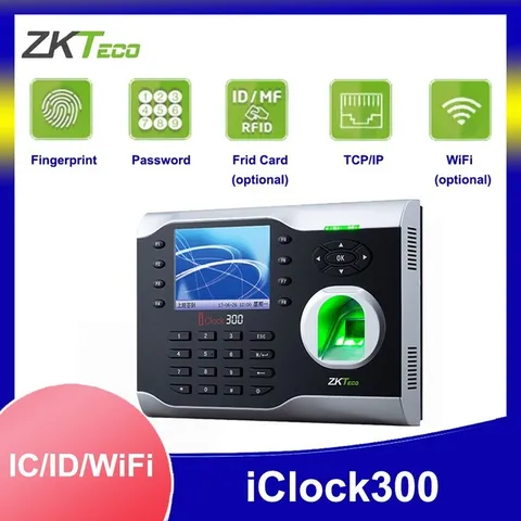 ZKTeco iClock300 USB Fingerprint Time Attendance Terminal Fingerprint Time Clock