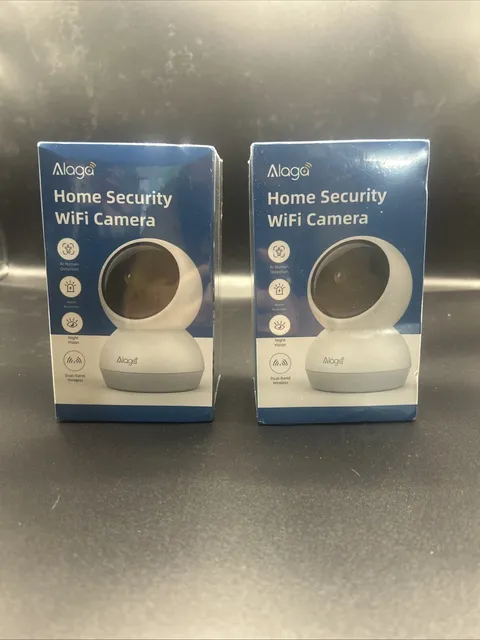 Alaga 2K Indoor Home Security WiFi Camera 360 Pan Tilt Baby Pet Monitor NEW 