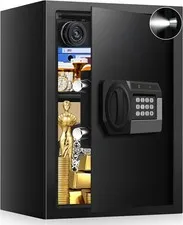 3.3 Cuft Large Home Safes Water and Fireproof with Digital Keypad & Key Lock,...