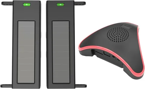 Solar Wireless Driveway Alarm System- 1/4 Mile Long Transmission Range-