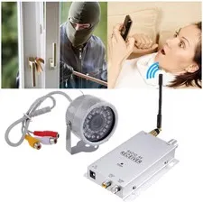 1.2G LED Wireless Infrared Night Vision Camera Home Security Monitoring 802C Set
