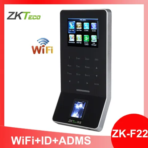 ZKteco F22 Wifi+ID Card+AMDS Fingerprint Access Control Time Attendance System