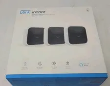 Blink Indoor 3rd Gen 3 Camera Set Battery Powered WiFi Security System Open Box