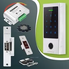 HOMSECUR Weatherproof IP66 APP WIFI Fingerprint PIN Access Control Touch Keypad