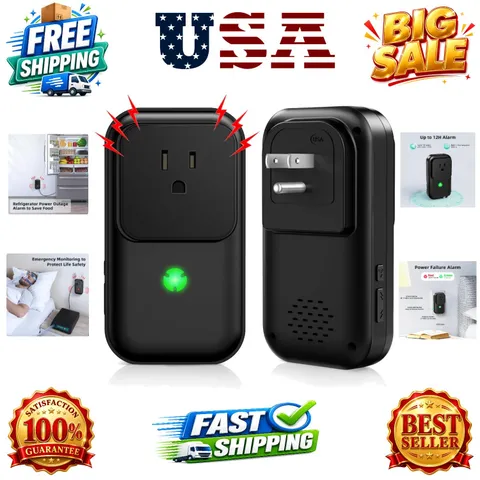 Power Failure Alarm, Freezer Power Outage Alarm 7 Sirens, Freezer Alarm with ...
