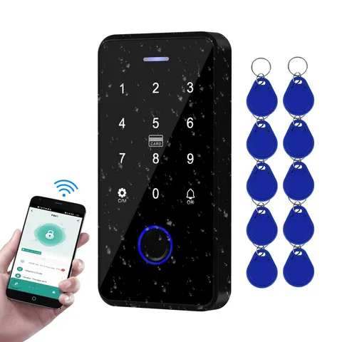 NFC Bluetooth Tuya Access Controller IP68 Waterproof RFID Keypad Fingerprint ...