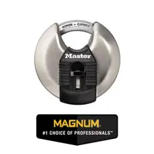 Heavy Duty Outdoor Shrouded Padlock with Key, 2-3/4 In. Wide