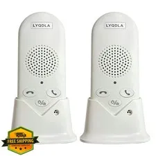 LYQDLA Wireless Intercom System Home 2-Pack Long Range Voice