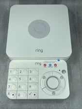 RING Z WAVE PLUS 4HB1U90EN0 Alarm System Base Station w/ Power Supply & Keypad