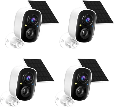 2K FHD Solar Powered Security Cameras Wireless Outdoor,Wifi Wireless Cameras,Out