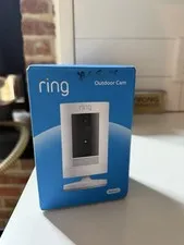 Ring Stick Up Cam Outdoor Wireless Security Camera - White