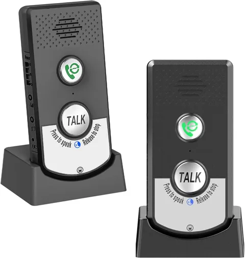 2 Way Wireless Intercom, Portable 1000m Long Range Intercomunicador Home Communi