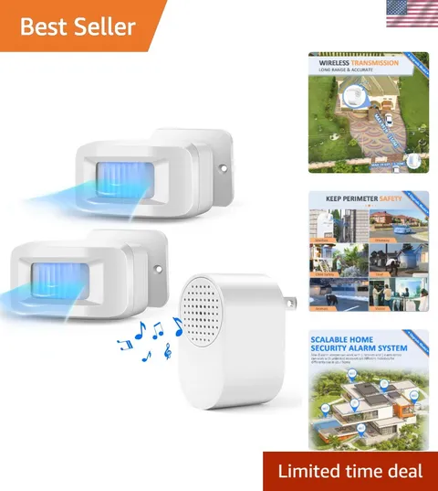 Driveway Alarm Motion Sensor - Driveway Alarms Wireless Outside Weatherproof ...