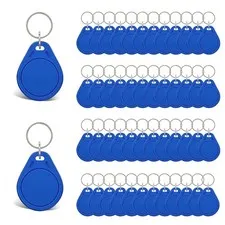 13.56MHz MFR Ultralight C ULC Key Fobs NFC Tags ISO14443A RFID Cards 50 PCS