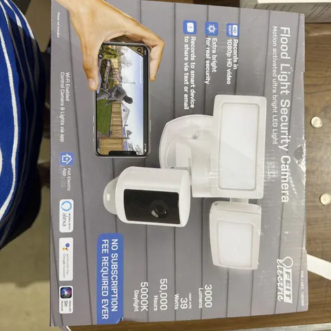 Feit Electric 1080p Wi‑Fi Floodlight Security Camera Motion/Night Vision Siren