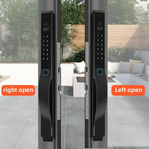 CDOK DQ10 Tuya WiFi Smart Door Lock Face Palm Vein Camera IP66