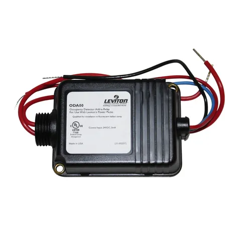 LEVITON ODA00 OCCUPANCY SENSOR ADD-A-RELAY POWER PACK FLUORESCENT BALLAST 24VDC