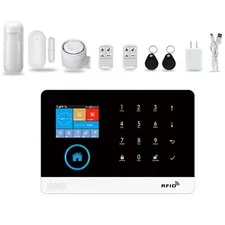 Wireless Smart Home Burglar Alarm System Kit App Control Door Window Sensor