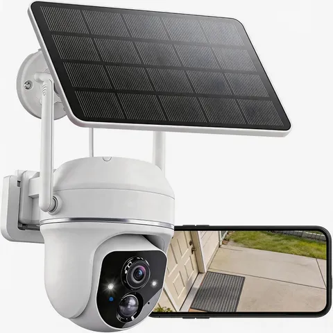 Goalake 5MP Solar Security Camera Wireless Outdoor PTZ 360° View