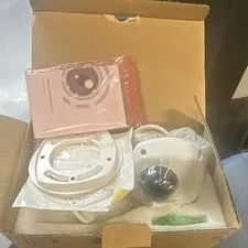 Network Mini Dome Security Camera Wired Color White 1 Camera