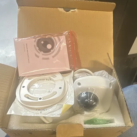 Network Mini Dome Security Camera Wired Color White 1 Camera