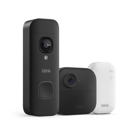 Blink Outdoor 4 Wireless Camera Security System & Blink Battery Doorbell 2K+