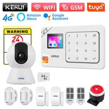 Alarm System for Home Burglar Security 433MHz GSM Home Alarm Wireless W184 WiFi 