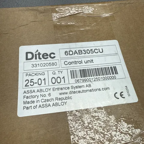 DITEC 6DAB305CU CONTROL UNIT