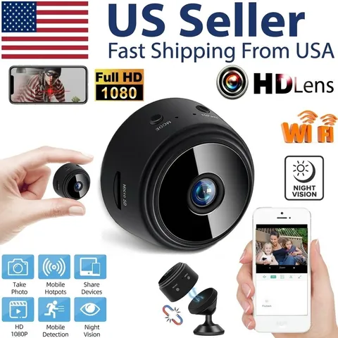 Mini Wireless Record Camera WiFi IP Home Security DVR Night Vision HD USB 1080P