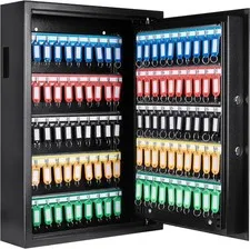 Digital Electronic Keypad Wall Mount Key Safe Cabinet with Adjustable Shelves