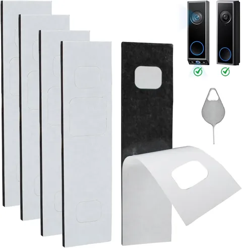 5 Pack No-Drill Doorbell Mounting Tape Compatible with Eufy E340 C31 Security