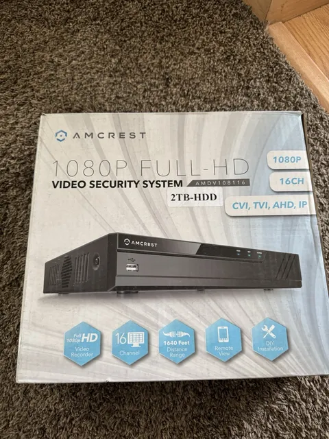 Amcrest AMDV108116 16 Channel 1080p Video Security DVR NEW Full HD