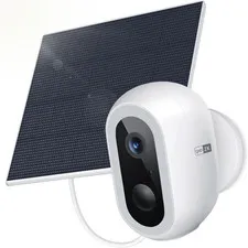 2K Solar Security Cameras Wireless Outdoor, Rechargeable Battery Wifi Cameras fo