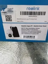 Reolink Argus PT 5MP Pan/Tilt Wire-Free Battery Wi‑Fi Cam + Solar Panel
