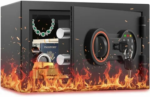 Caja Fuerte Grandes Cajas Fuertes Digitales De Seguridad Contra Fuego Dinero NEW