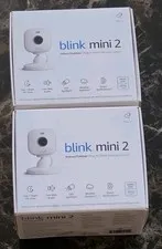 Blink Mini 2 1080p Security Camera with Mic - Lot of 2