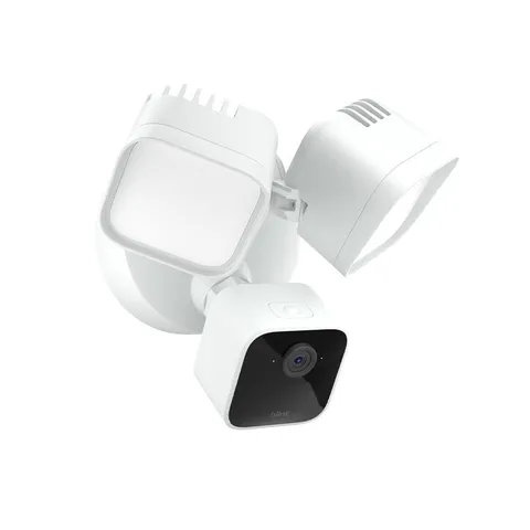 Blink Wired Floodlight Camera, Smart security camera, 2600 lumens, HD WHITE