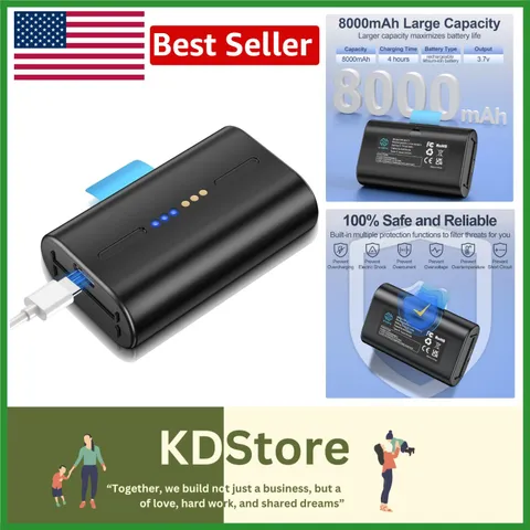 High-Capacity Outdoor Camera Battery Pack with Fast Charging & Safety Features