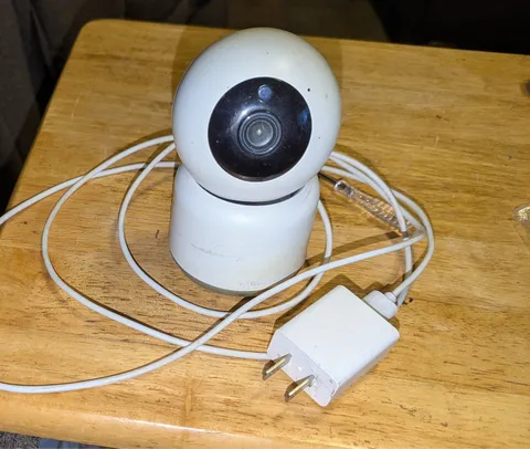 2 merkury smart wifi cameras white turret usb power working